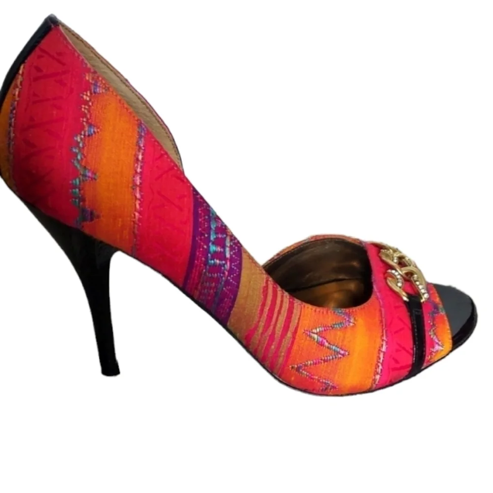 CARLOS HEELS SIZE 7 1/2 - Picture 3 of 8